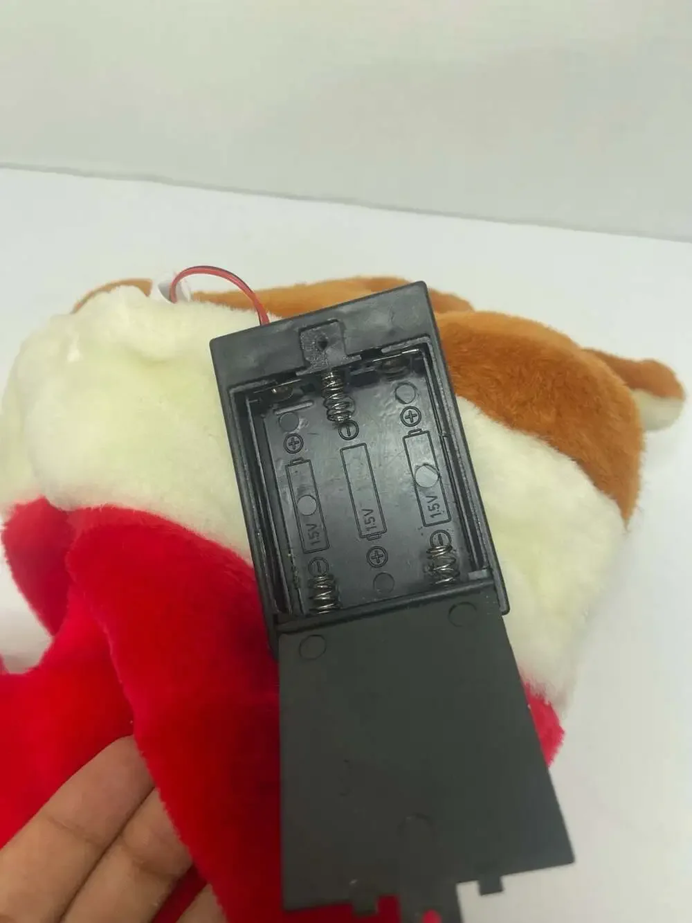Gemmy Animated Christmas Reindeer Stocking Plush 3 Songs Fully Works